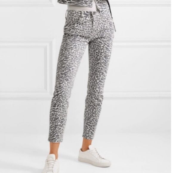 Current Elliott Skinny Leopard Jeans Size 24 Zipper Fly with Button - Picture 1 of 6